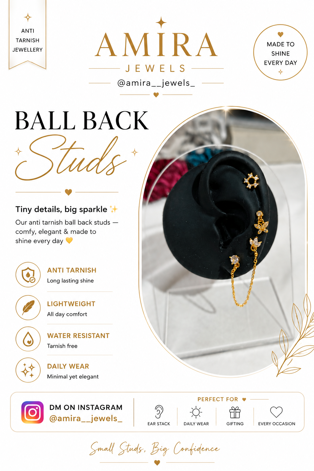 Ball-back studts ✨