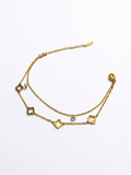 Golden Clover Duo Bracelet ✨