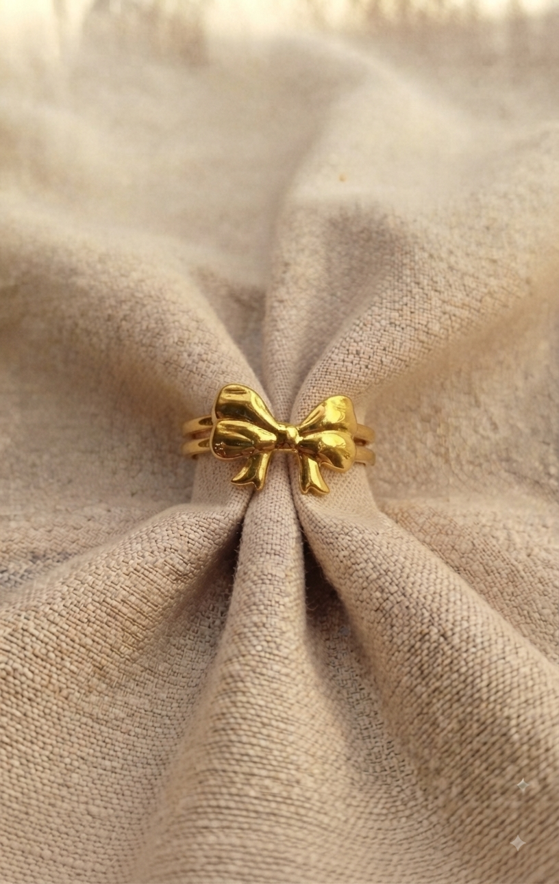 Bow Adjustable Ring 🎀