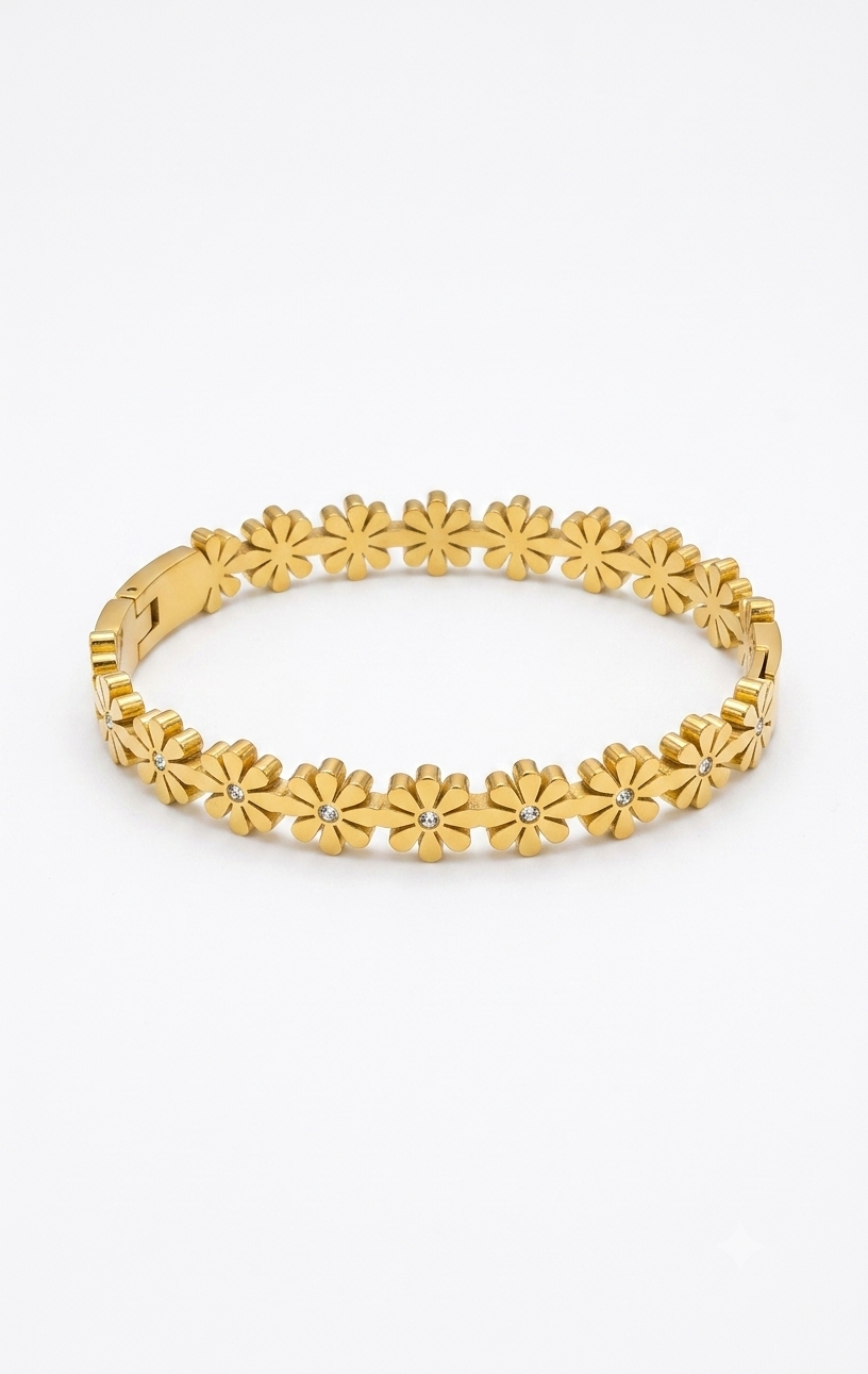 Floral Baby Size Kada Bracelet