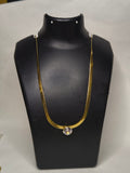 Crystal diamond necklace