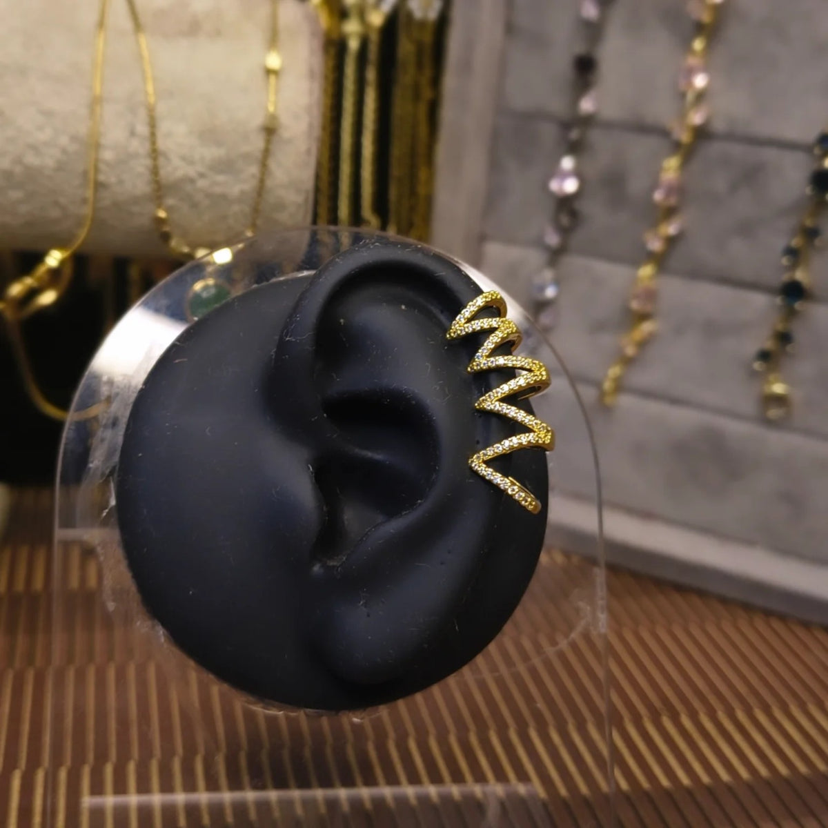 Celestial Wave Ear Cuff ✨