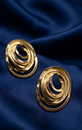 Orbit Loop  Statement Earrings
