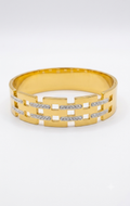 Squared Crystal Standard Size Kada Bracelet