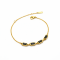Midnight Baguette Bracelet ✨