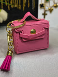 Hot Pink Bag keychains