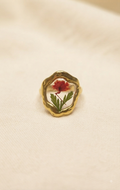 Red Flower Resin Ring (Adjustable)