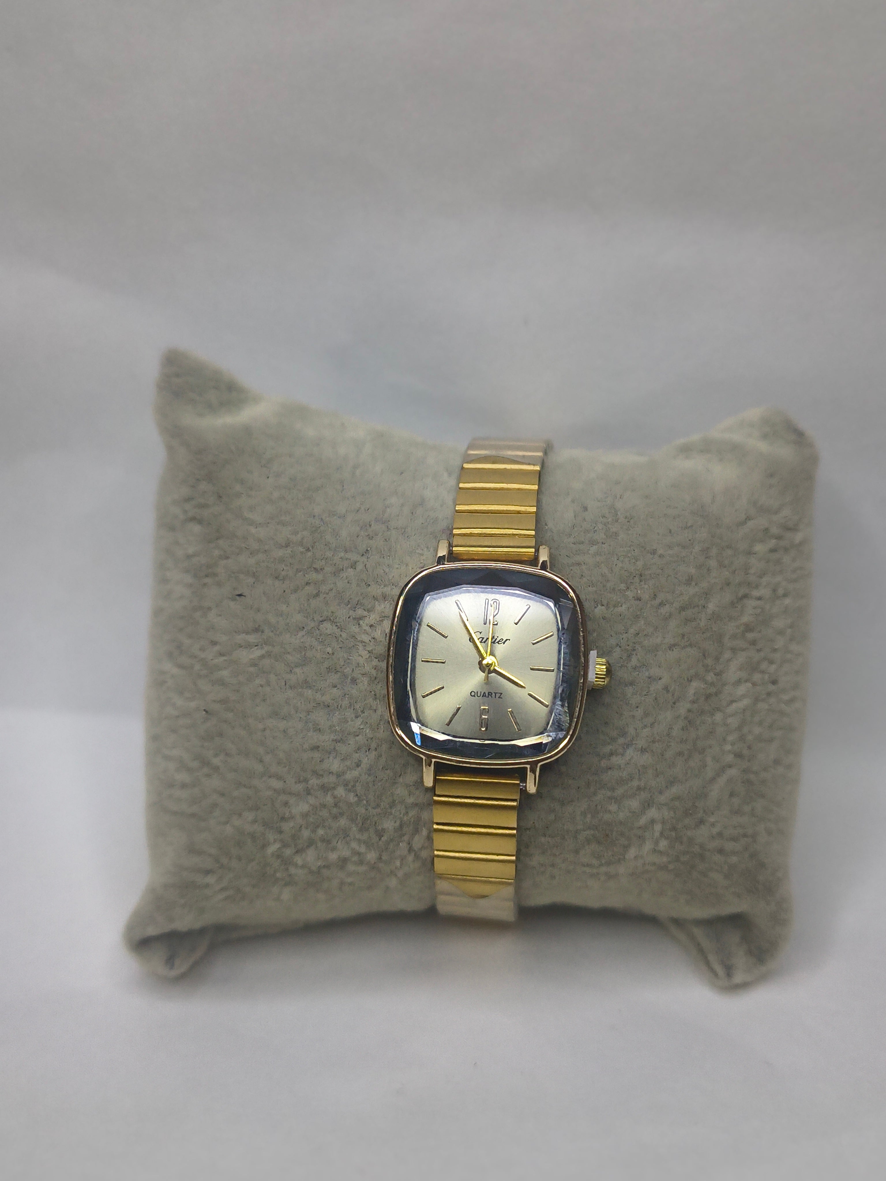 Luna Square Gold Watch