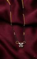Minimalist Petal Mangalsutra,
