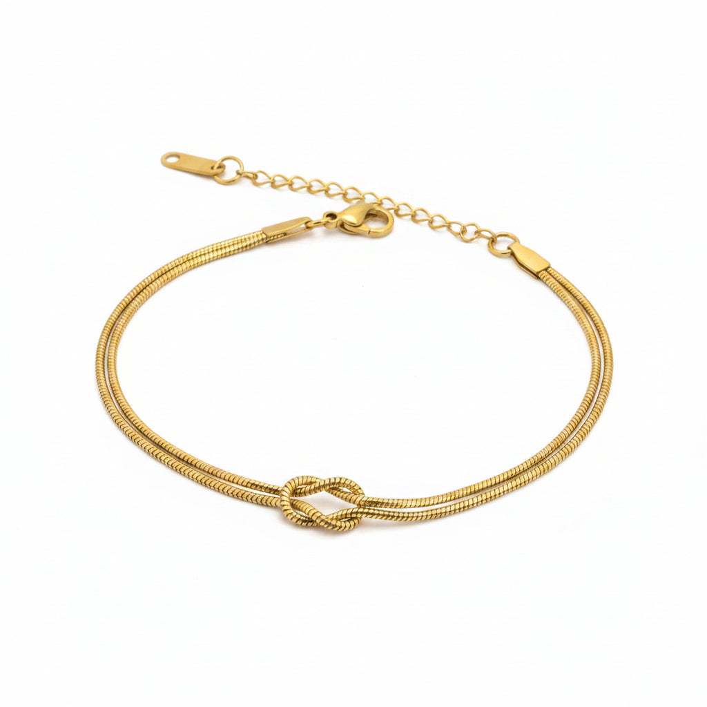 Knot bracelet 🪢✨ (Golden)