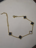 Mini Black Clover Bracelet: