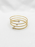 Spiral Solitaire Standard Size Kada Bracelet 💫