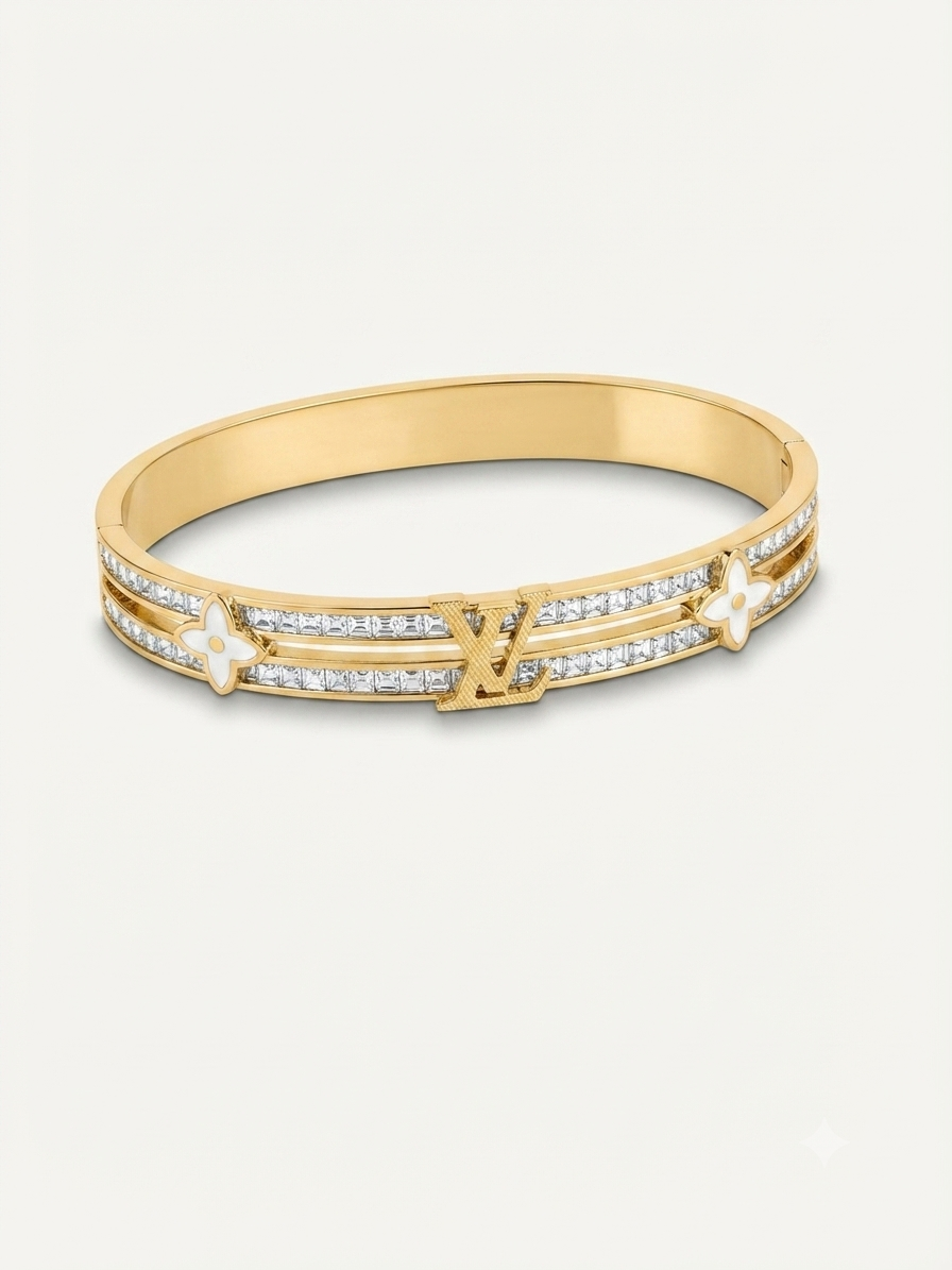 LV Signature Standard Size Kada Bracelet