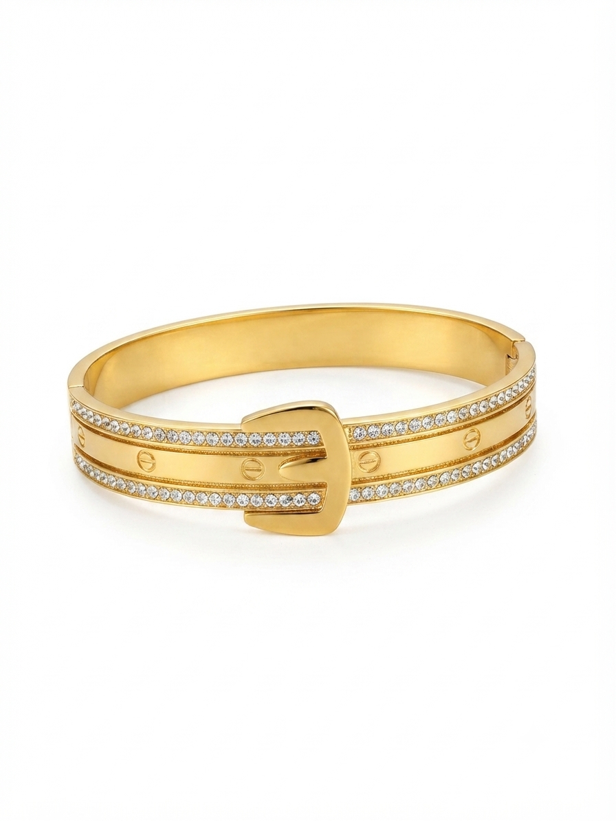 Starlight Buckle Crystal Standard Size Kada Bracelet