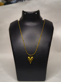 Heart chain pendant