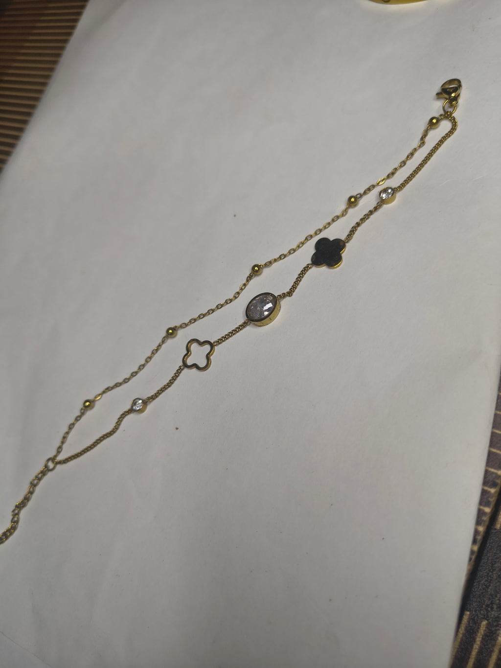 Dual Layer Clover Bracelet