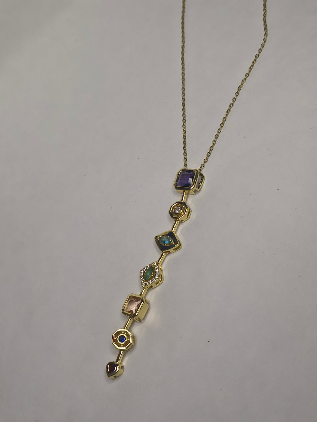 Midnight Luxe Drop Necklace👀🖤