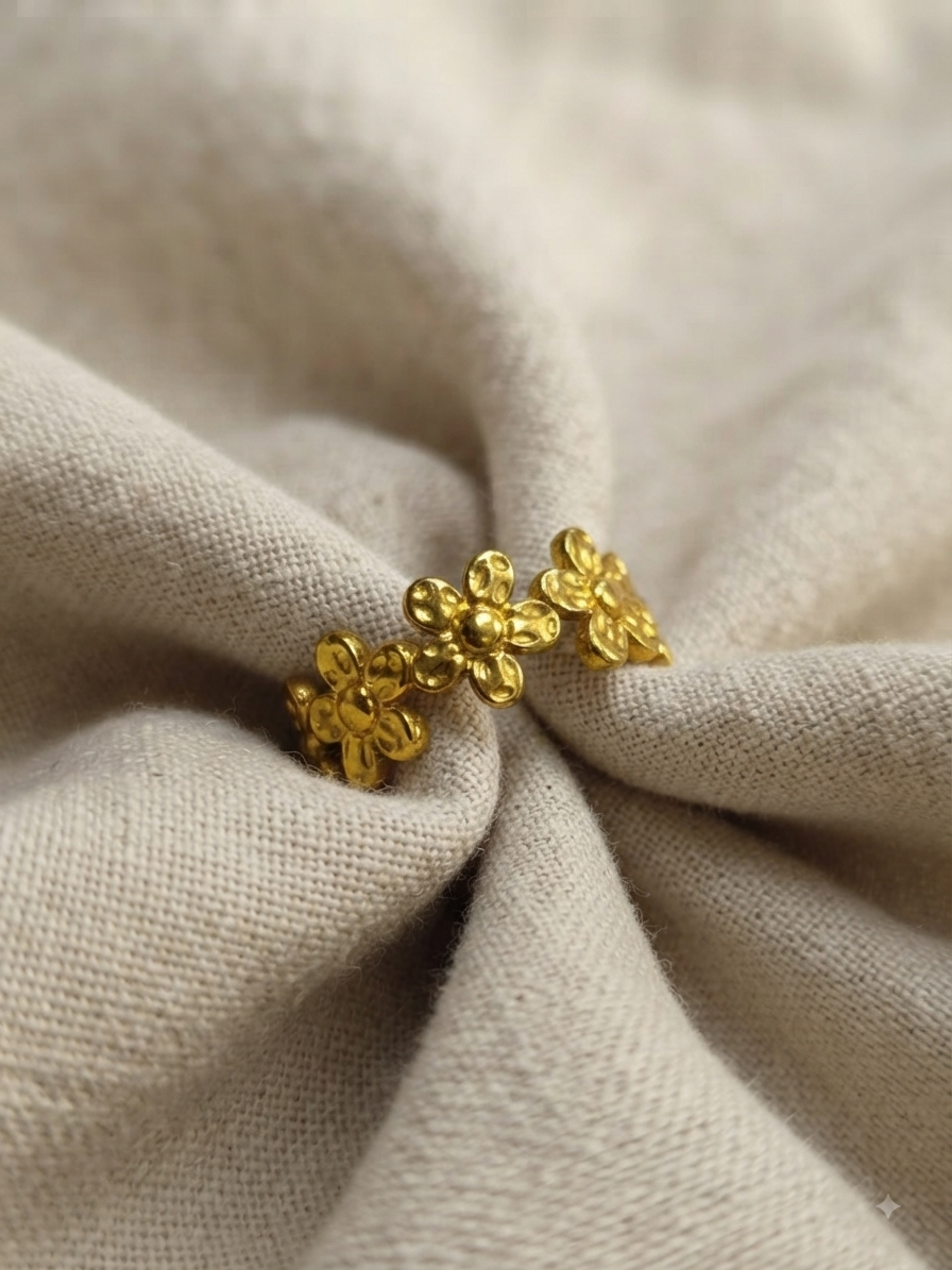 Flower Adjustable Ring 🌸