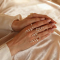 Diamond Leaf Finger Cuff