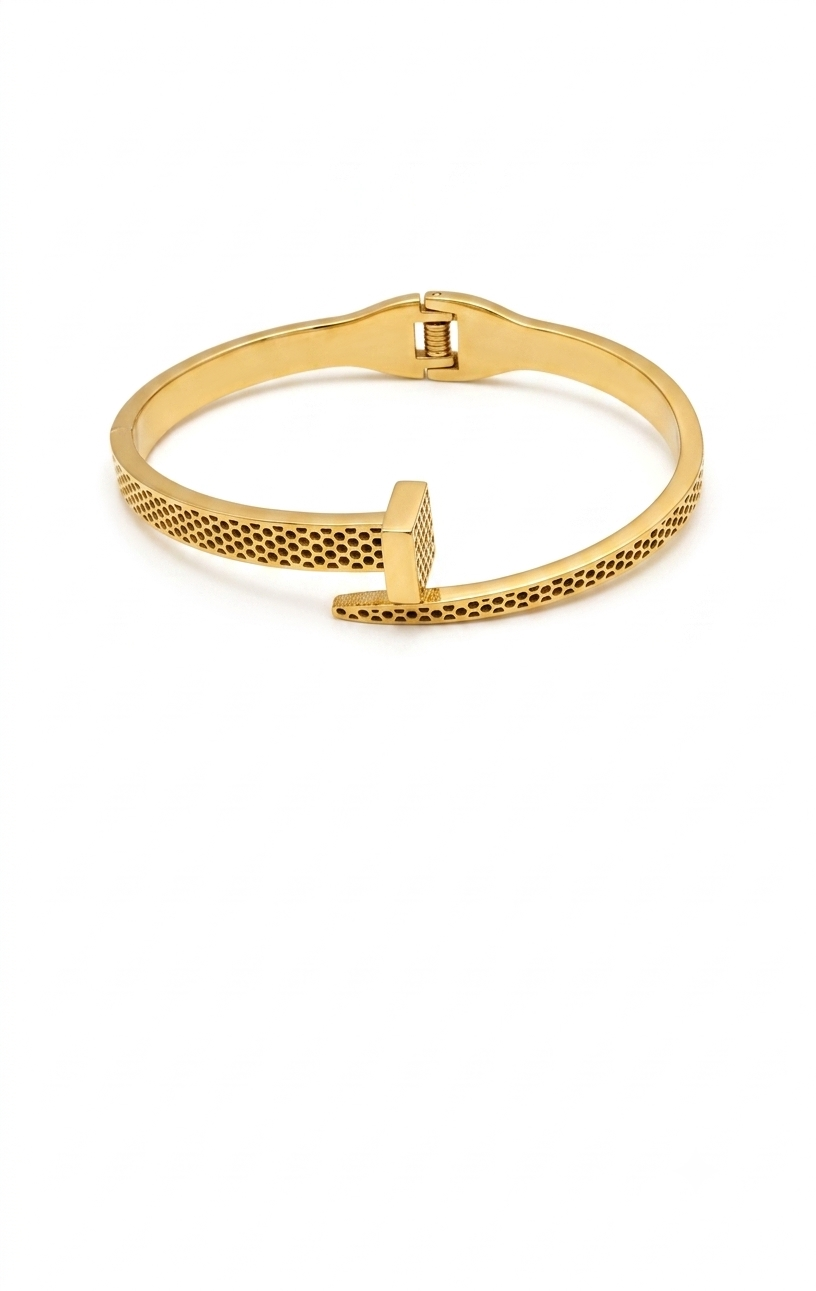 Texture Nail Baby Size Kada Bracelet