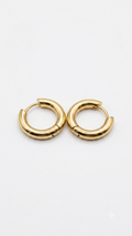 Minimal Thick Mini Hoop Earrings