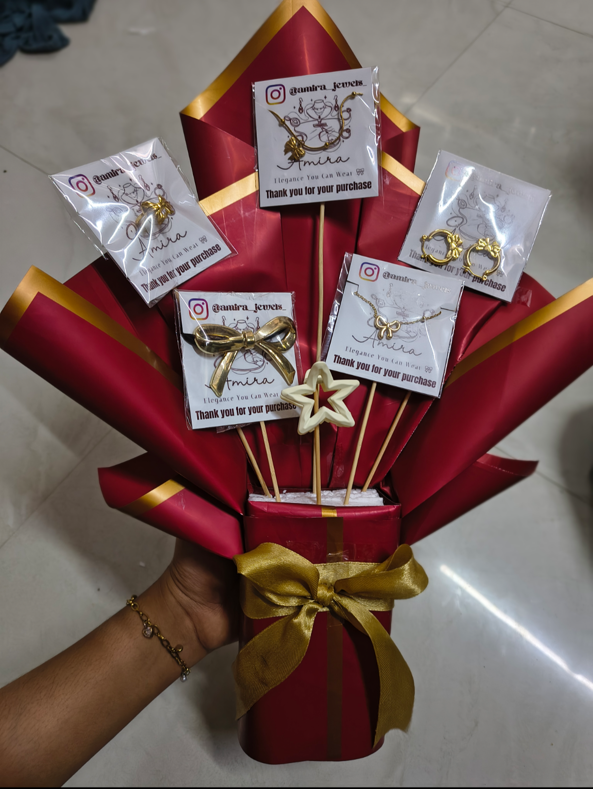 Girlfriend's Day Bow Jewelry Bouquet 💝🎀