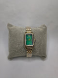 Emerald Royale Rectangle Watch (Green Dial)