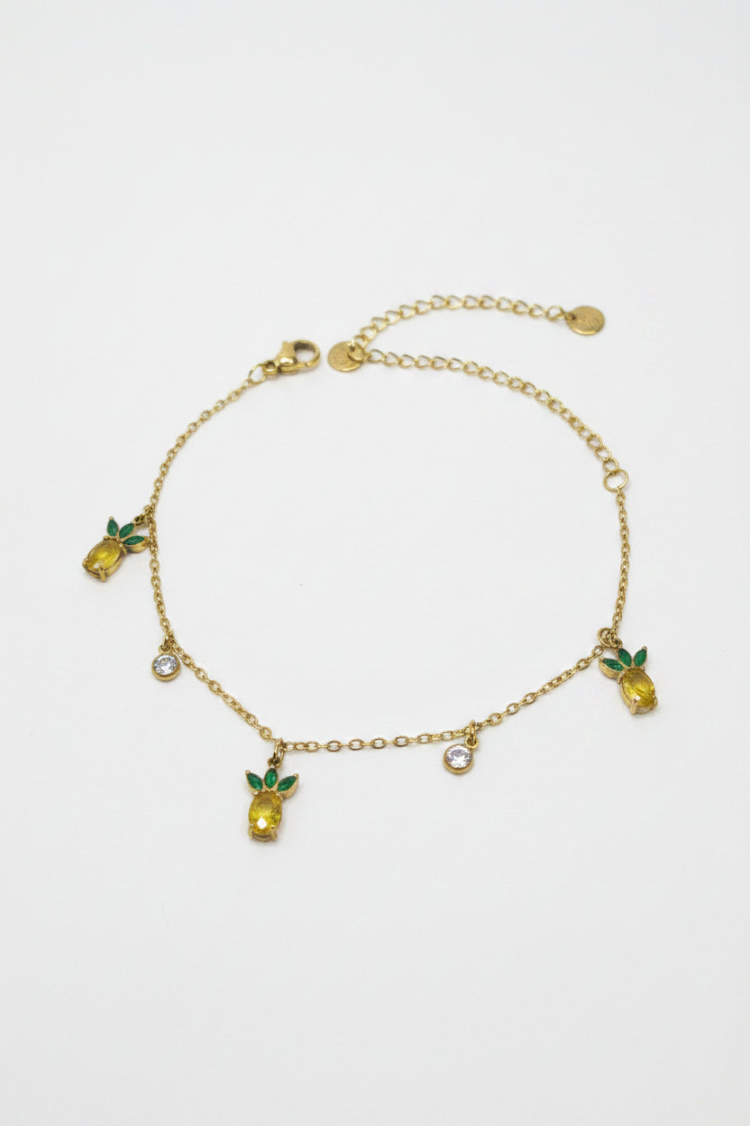 Pineapple Charm Bracelet 🍍✨