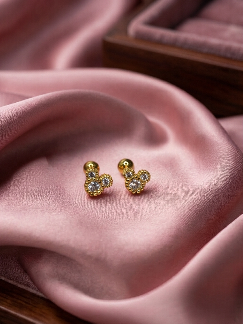 Classic Crystal Ball-Back Studs ✨