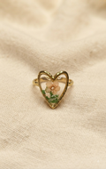Heart Blossom Resin Ring(Adjustable)