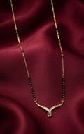 Curved  Wave Mangalsutra