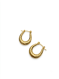 Twisted Tear Hoops