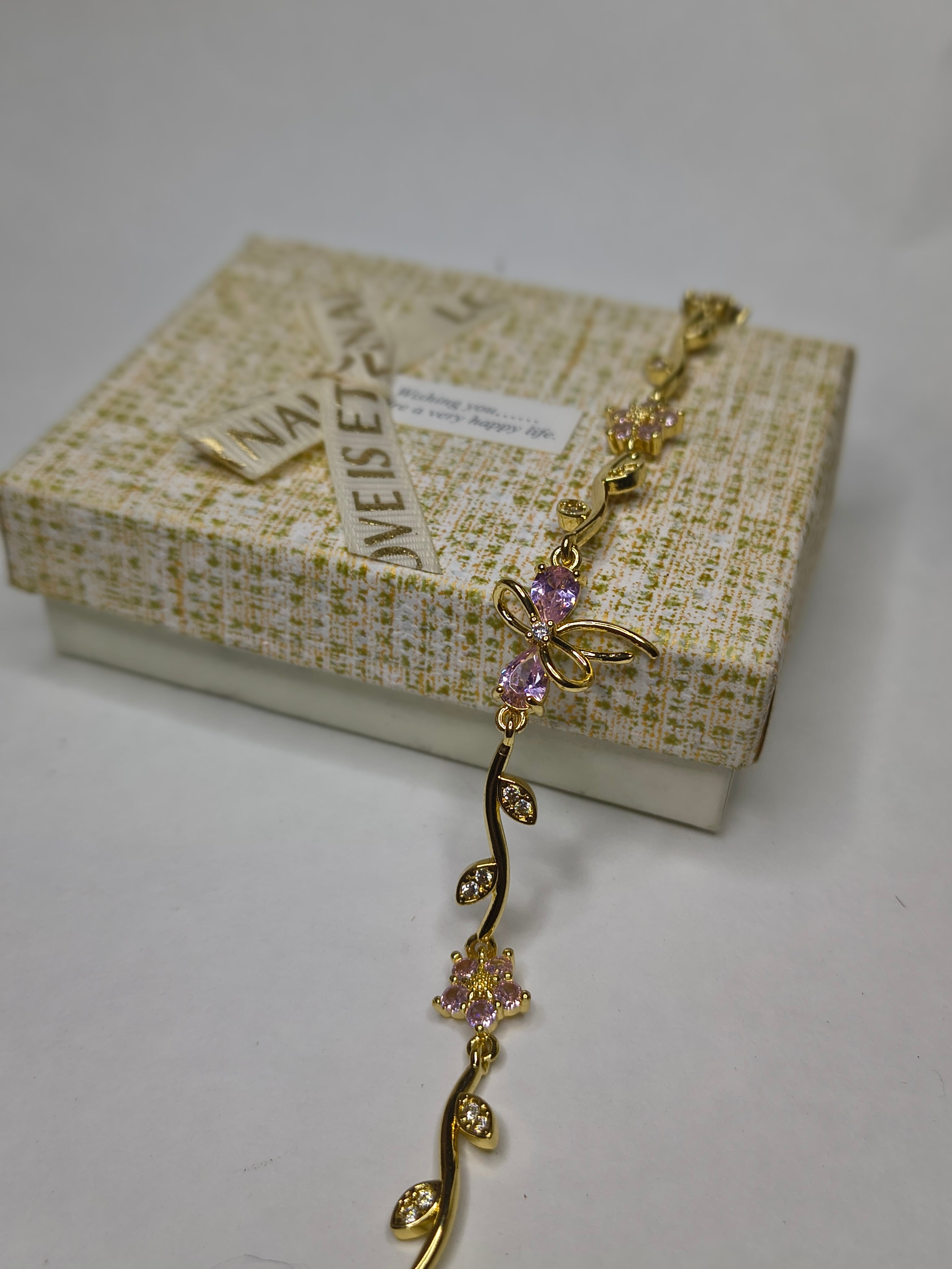 Tulip bow bracelet