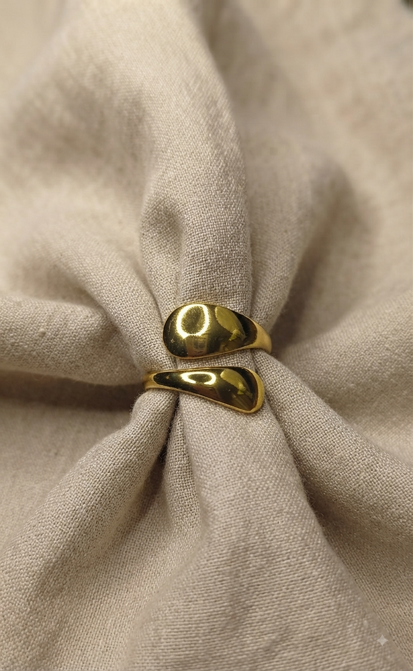 Teardrop Twist  Adjustable Ring✨