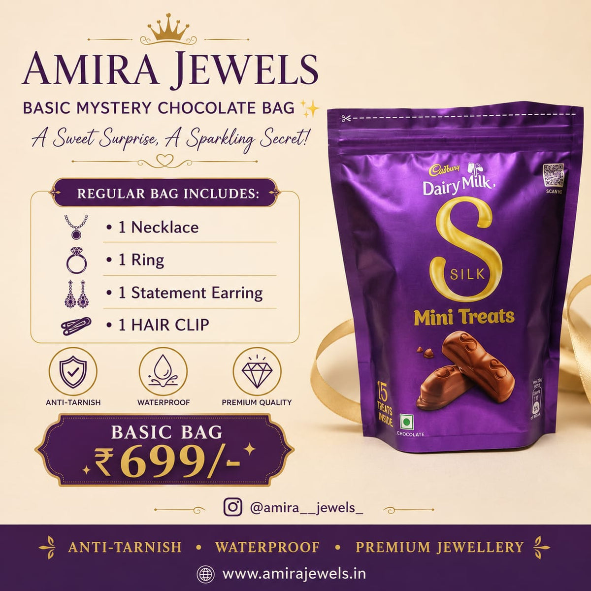Mystery jewellery chocolate 🍫✨