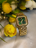 Floral Thin Wrist Kada watch ⌚💚
