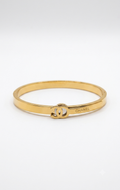 Interlocking Chanel Signature Standard Size Kada Bracelet