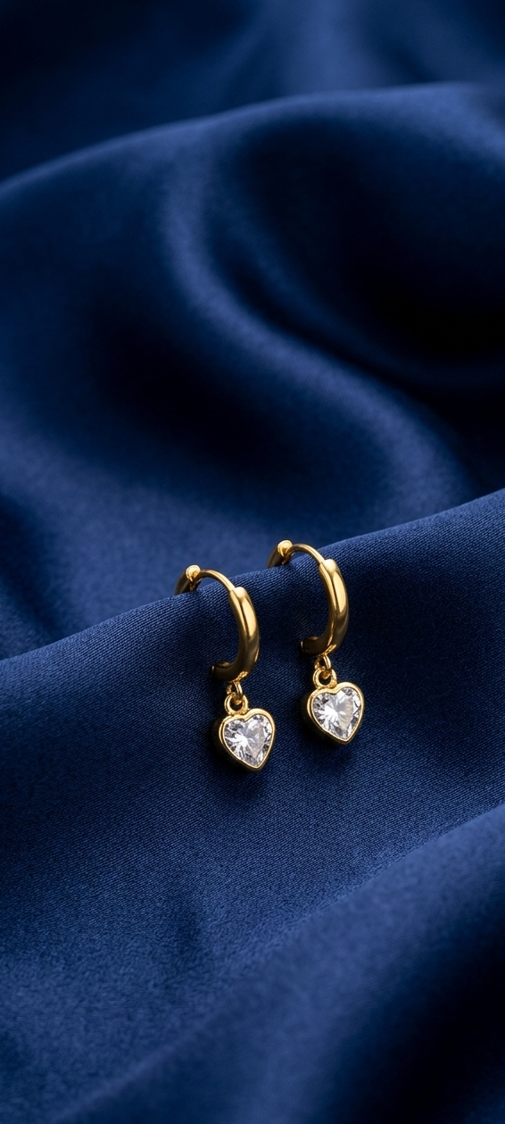 Heart Drop Earrings 🫶🏻