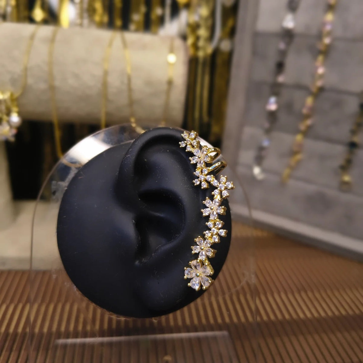 Bloom Cascade Ear Cuff ✨🌸