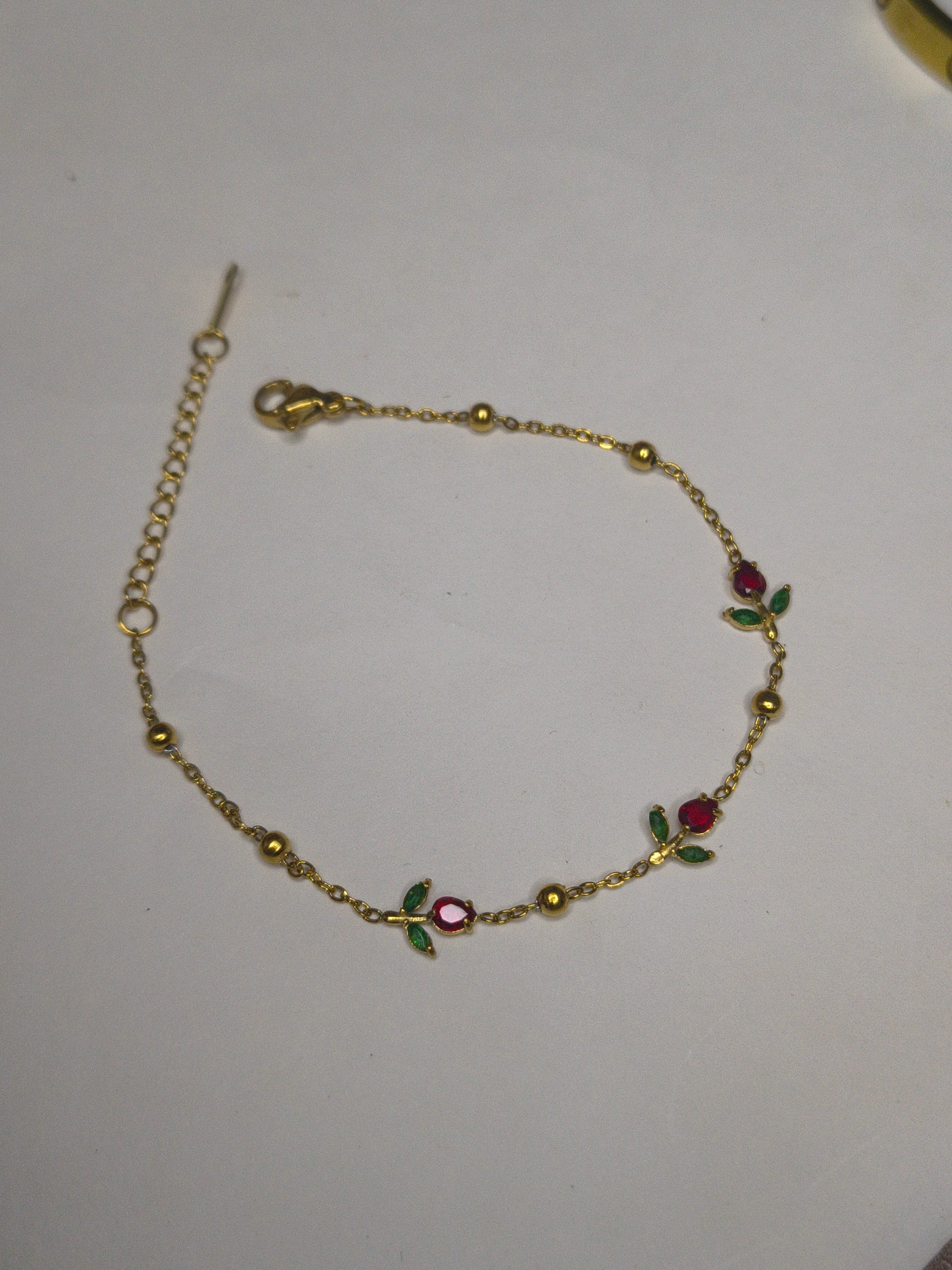 Red Tulip Romance Bracelet ❤️🌷