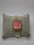 Rose Radiance Square Watch (Red Dial)