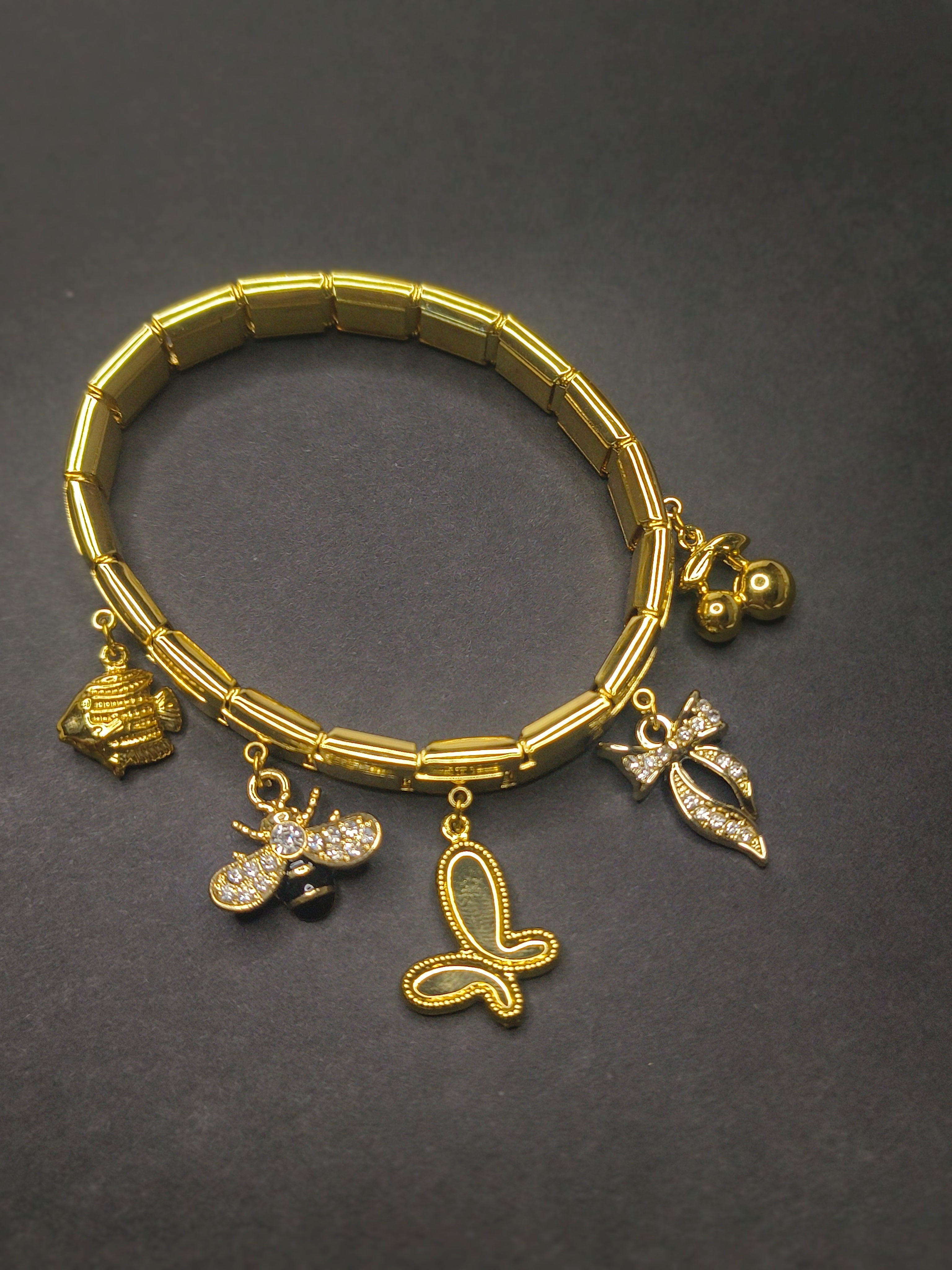 Italian Charm Bracelet – Butterfly Edition