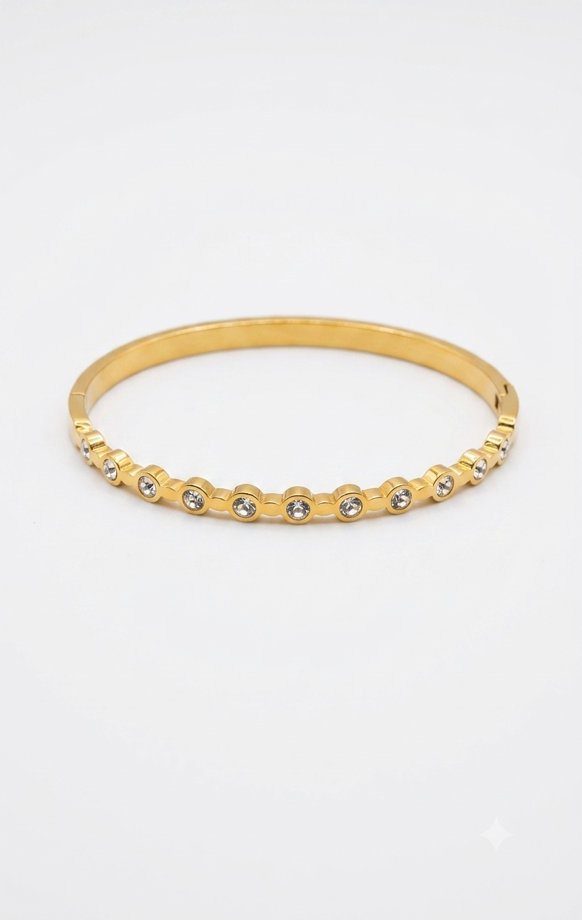 Tiny Sparkle Baby Size Kada Bracelet
