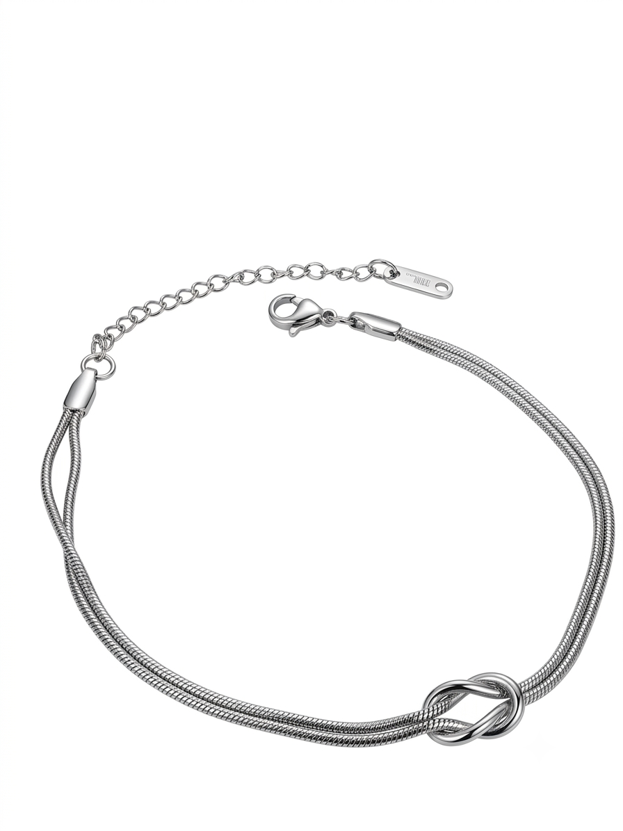 Knot bracelet 🪢🫶🏻 (silver)