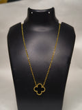 Black clover chain pendant