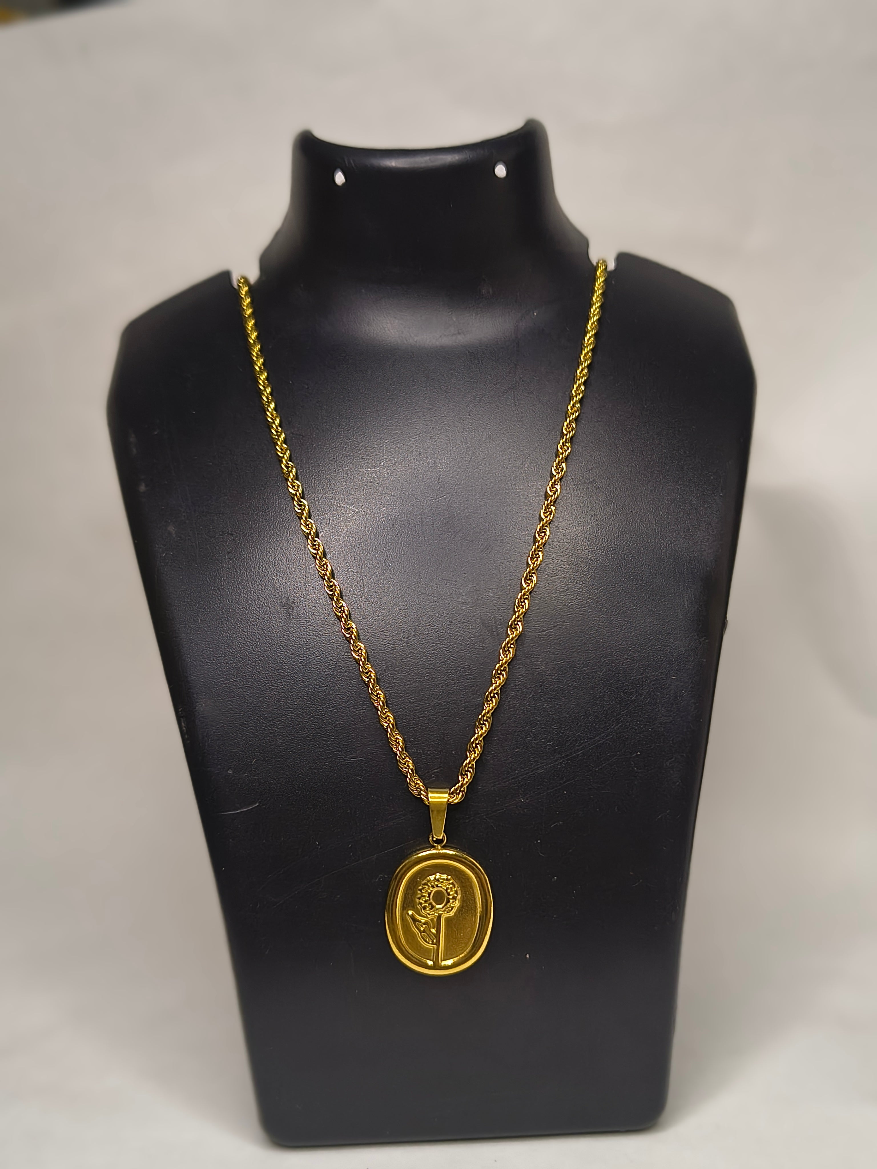 Sunflower chain pendant 🌼