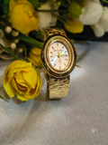 White Oval Thin Wrist Kada watch ⌚🤍