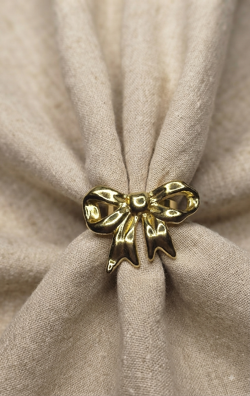 Big Bow Adjustable Ring 🎀